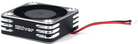 iBlivers RC Car 30mm Motor Cooling Fan Heatsink 28000RPM Brushless ESC Cooling Fan for RC Car 1/8 1/10 540 550 Motor