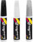 EIHI 3 Teile Auto Lackstift Lackreparaturstift Auto Reparatur Lack Auto Pinsel,Reparaturmittel Autolack Reparatur für Autos Reparaturwerkzeug,Schwarz+Silber+Weiß