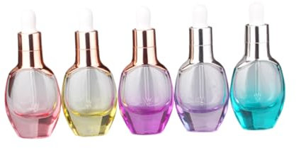 Healeved Flacon Compte-gouttes pour Huile Essentielle 30 Ml Flacon de Sous- Vide Flacon pour Voyage