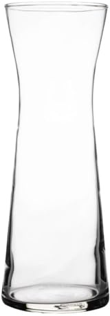 Olympia Conical Round Glass Carafe 610ml (6 Pack) - Beverage Serveware Pitcher for Mimosa Bar, Ice Tea, Coffee HU393