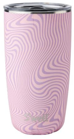 S'well Stainless Steel Insulated Tumbler - Lavender, 530ML - Modern Style, Hot/Cold Drinks, Reusable, BPA Free