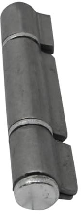 SOTOOLS Bisagra de soldadura con 3 solapas de 78 mm, 6 piezas de 11,5 mm de diámetro, separables, sin galvanizar, pernos galvanizados. Incluye 2 arandelas y 1 perno galvanizado.