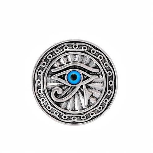 Broche œil d'Horus égyptien délicat zinc allié vintage femmes hommes protection symbole bijoux cadeaux veste robe accessoires