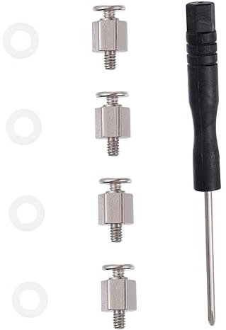 SHINEOFI Kit de Tornillos para Montaje de SSD M.2 /Nvme Compatible Placas Base Acero Inoxidable 2 Piezas para Instalación de SSD Pc y Juegos