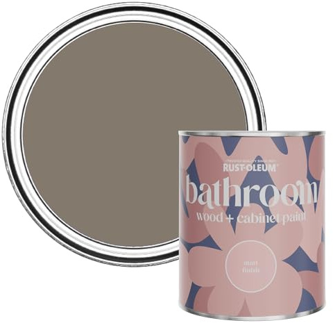 Rust-Oleum Mould, Mildew & Stain Resistant Bathroom Wood and Cabinet Paint in Matt Finish - Windy Nook 750ml