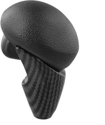wenyouya Pomo de palanca de cambios para Honda Civic 2006-2011 ABS gris plateado/fibra de carbono 54130-SNA-A81 (fibra de carbono)