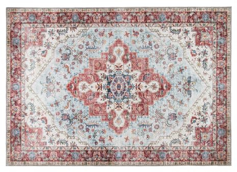 Phoenox Textiles Limited Origins Washable Marrakesh Rug 120X170 - Elegant, Durable, and Easy-Care Rug for Kitchen, Hallway, Dining Room and Living Rooms.