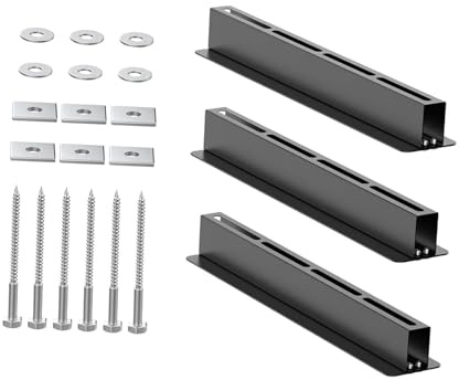 HouseVibe 3 Pezzi di Contenitore Da Soffitto Portatile per Capannoni, Garage, Magazzini, Rastrelliere di Immagazzinamento da Soffitto con Guide Scorrevoli