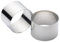 KitchenCraft KCRINGEXLRG Cooking Rings, Extra Deep Moulds for Rice and Potato Stacks, Cheesecakes, Fishcakes and More, Stainless Steel, 9 x 6 cm, Set of 2