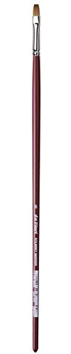 Da Vinci 1810 Series Oil Painting Brush, Bristle, Maroon, 30 x 0.65 x 30 cm