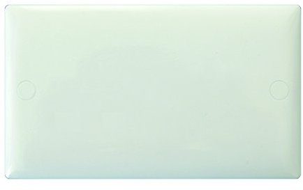Varilight Double Blank Plate Polar White