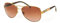 Burberry Unisex BE3080 Sonnenbrille, Gold (Gestell: hellgold, Gläser: braun-verlauf 114513), Large (Herstellergröße: 59)