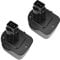 2 x Tool Ni-MH Battery 12 V 3300 mAh Replacement for Würth 700900320, Black & Decker PS130 CD FS FSL HP MT PS A9252 A9275 A9266, ELU EZWA49 EZWA50 EZWA57 EZWA60 EZWA61 Rems 571510 571510 R12 571513