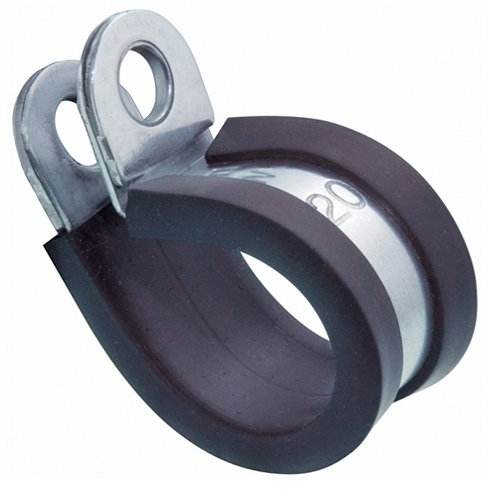 Yacht Steel Edelstahl Halteschelle DIN 3016 mit Gummieinlage, 22mm, AISI304/A2