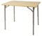 Bo-Camp Urban Outdoor Campingtisch Klapptisch Garten Tisch Falttisch Höhenverstellbar Klappbar Alu Bambus Holz 50 x 65 cm