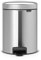 Brabantia,112645,Treteimer AA8mit Inneneimeraus Kunststoff, stahl,Matt Stahl, 5 Liter