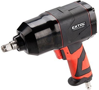 EXTOL PREMIUM Schlagschrauber, 1/2, Komposit, Druckluft, 340Nm