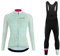 UGLY FROG Winter Modern Damen Radtrikot Set Thermo Fahrrad Trikot Largarm + Radhose mit Sitzpolster