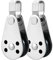 2x Edelstahl Φ 26 mm Seilrolle Umlenkrolle Bootszubehör für 2-8mm Seil, Korrosionsbeständig