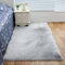 ZFHTAO Super Weich Lammfell Synthetisch Bettvorleger Lammfell-Teppich Kunstfell Schaffell Imitat für Bad Schlafzimmer Kinderzimmer Sofa Boden Anpassbare - Grau 50x80cm