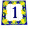 Numeri Civici in Ceramica