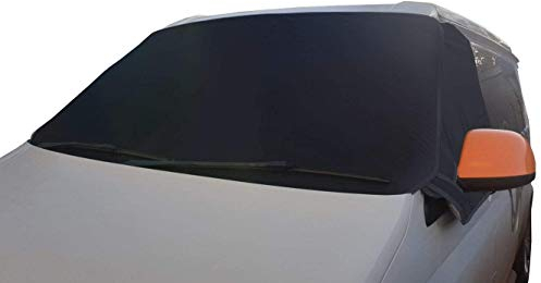 OLPRO Externe Thermo-Verdunkelungs-Scheibenabdeckung für VW T5/T6 Campervan – Isolierte Fahrerhausblende mit Klettverschluss & elastischen Befestigungen – wasserdichte Wohnmobil-Jalousie für Sommer