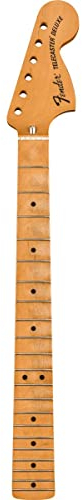 Fender Neck, Road Worn® '70's Telecaster® Deluxe Neck, 21 Medium Jumbo Frets, Maple, C Shape
