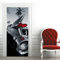 A.Monamour Türtapete Selbstklebend Türfolie Türposter 3D Klassischer Cooler Amerikanischer Auto Hintergrund Vinyl Folie Türdeko Tapete Wandbild Türaufkleber Türtattoo 90 x 200 cm