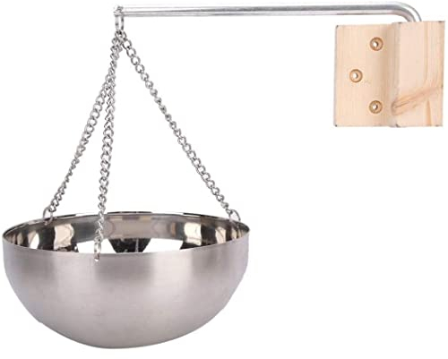 UIGJIOG Sauna Aromatherapie Bowl 20 cm Edelstahl ätherisches Ölhalter Sauna Raum Zubehör Sauna Zubehör Teile