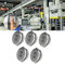 5Pcs DC12~24V Bouton poussoir métal à réarmement automatique interrupteur étanche avec LED 25mm Blanc