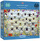 Brilliant Bees 1000 Teile Puzzle für Erwachsene | Fiona Osbaldstone | nachhaltiges Puzzle für Erwachsene | Premium 100% Recyceltes Brett | Gibsons Spiele