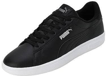 Puma Smash 3.0 L Unisex Sneaker , Puma Black Puma Black Puma White, 42.5 EU