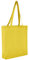 TEXXILLA 10er Pack Baumwolltasche - Oeko-TEX 100 Zertifiziert | mit Zwei Langen Henkeln, Boden- und Seitenfalte | 38x42cm | Jutebeutel | Einkaufstasche | unbedruckt, Farbe:gelb, Größe:10 Stück