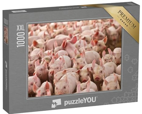 Puzzle 1000 Teile XXL „Viele kleine Ferkelchen“ – aus der Puzzle-Kollektion Schweine & Ferkel