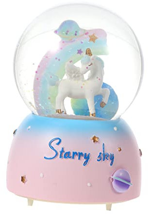 DOITOOL Bola De Creativa Decoración De Cristal Escritorio Iluminación Nocturna