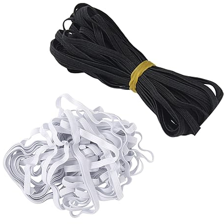 STOBOK 2 Rollen Stretch-Strick Nähband elastischer Gürtel elastischer Ohrbügel Elastikband Elastische Bänder Stretchbänder Elastisches Seil Bungee Seil Gummiband