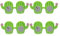 Kichvoe 4 Stück geburtstagsfeier brille lustiger kaktus halloween party faschingsbrille Outfits Foto-Requisiten Weihnachtsparty-Brille dekorative Brillenrequisiten Sommer