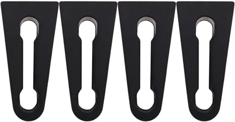 BTFWM Türschloss-Schalldämpfer, Schallschutz, leiser Puffer, für VW, Polo, Bora, Caddy, Golf, Jetta, Multivan, Passat, Tiguan, Autotürschlossabdeckung, TPE-Material, Schwarz