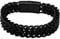 Heideman Panzer Armband Tra Damen - Aus hochwertigem Edelstahl schwarz farbend poliert Armkette für Frauen mehrreihiges Gliederarmband mit Magnetverschluss