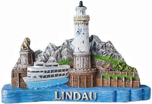 Lindau Deutschland Kühlschrankmagnet Tourismus Tourist Souvenir Kühlschrank 3D Dekoration Magnetaufkleber Handwerk