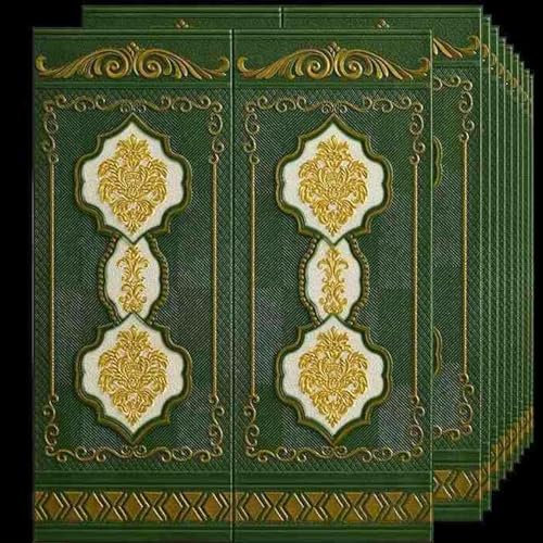 MZQMK 3D Self Adhesive Foam Wall Panels, Cladded Decor Anti-Collision Soft Cushion Wallpaper For Wall Covering Kids Room Bed Headboards Safety(I)