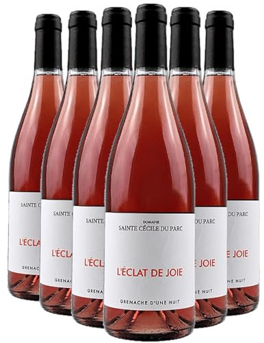 Pays d'Hérault Pays de Caux L'Éclat de joie - Rosé 2023 - Domaine Sainte Cécile du Parc - Vin Rosé du Languedoc - Roussillon (6x75cl)