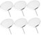 CIYODO Lot De 6 Clous De Décoration De Gâteaux en Acier Inoxydable pour Et Fondants