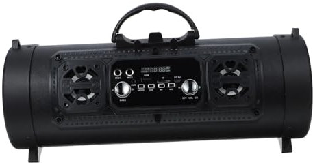Angoily Caisson De Basses sans Fil Haut-Parleur sans Fil Haut-Parleur De Caisson De Basses Black Plastique