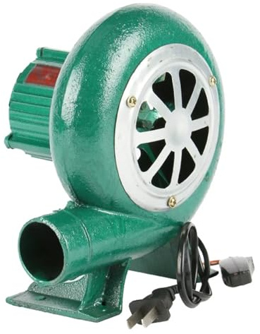 Extractor Fan,Forge Blower, Floor Blower Fan, 110v-220v Electric Blower Fan, for Outdoor Barbecues Fire Bellow, Camping Cooking, Wood Stove, Charcoal Starter(22cm/9in)