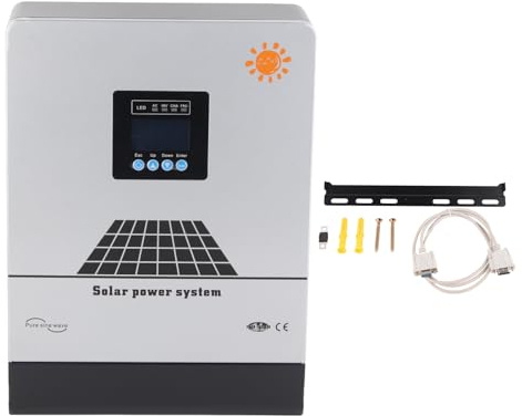 Onduleur Solaire yizisecce, pour Une Onde sinusoïdale Pure de 5 KW, pour DC48V à AC220V 50Hz, contrôleur MPPT80A, Accessoire du système d'énergie Solaire