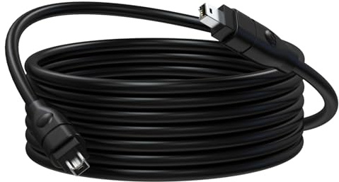 Zosvoses FireWire 400 Kabel 4-polig auf 4-polig Stecker auf Stecker iLink DV-Kabel Firewire 400 IEEE 1394 Kabel für Computer Laptop PC zu Camcorder, (1,8m, 4Pin zu 4Pin)