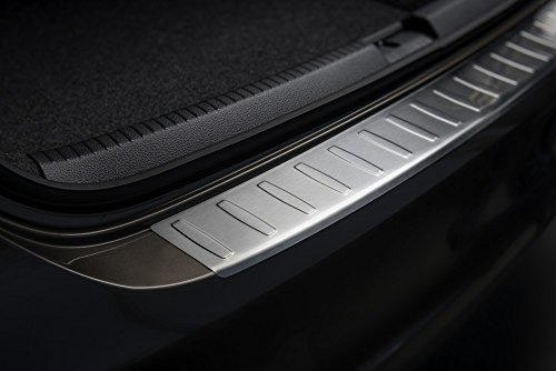 Avisa Edelstahl Heckstoßstangenschutz passgenau | kompatibel mit BMW 3er E91 2008-2012 - Silber