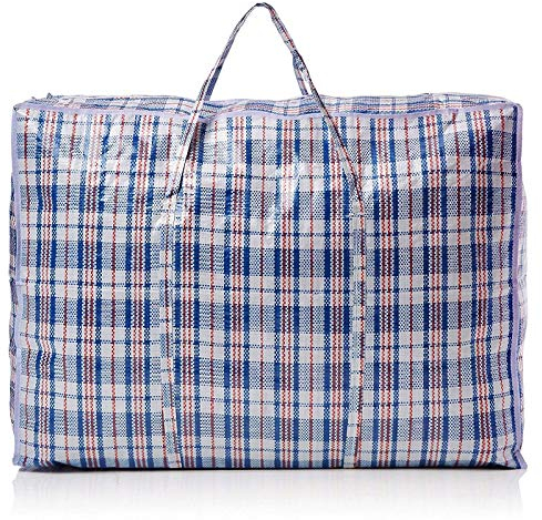 Large Reusable Laundry Storage Bag House Moving Bag With Zip & Handle | Waterproof & Dustproof | Ideal For House Garage Attic & Sheds