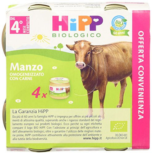 Hipp Omogeneizzato Multipack Manzo - 24 vasetti da 80 g
